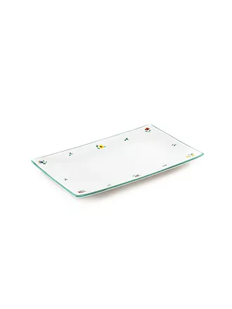 GMUNDNER KERAMIK | Platte rechteckig "Streublumen" 36x15cm | 